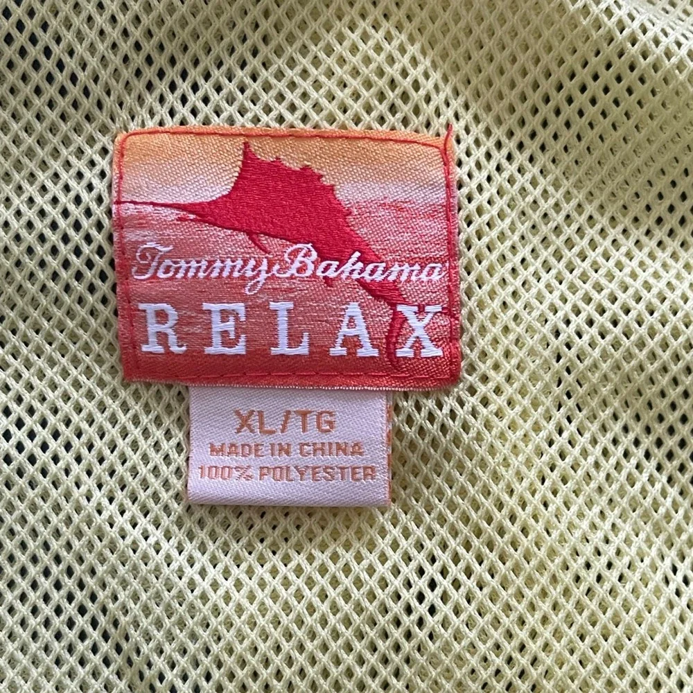 Tommy Bahama Relax Mens XL‎ Blue Board Shorts Swim Trunks Cargo Pocket Marlin